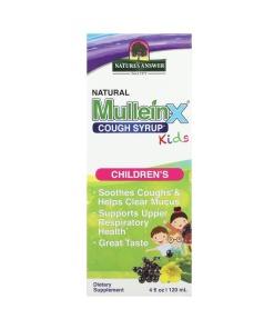 Nature's Answer - Natural Mullein-X Cough Syrup Kids - 120 ml.