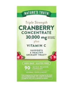 Nature's Truth Tripple Strength Cranberry Concentrate plus Vitamin C - 90 caps