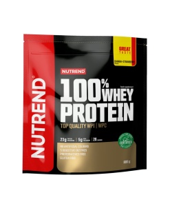 Nutrend - 100% Whey Protein, Banana + Strawberry - 800g