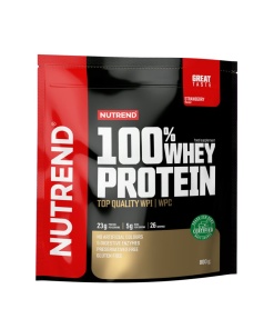 Nutrend - 100% Whey Protein, Strawberry - 800g