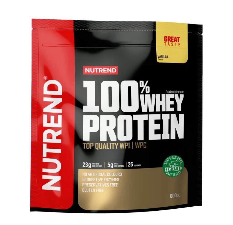Nutrend - 100% Whey Protein, Vanilla - 800g