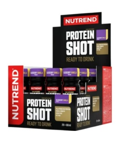 Nutrend - Protein Shot, Blueberry Vanilla - 20 x 60 ml.
