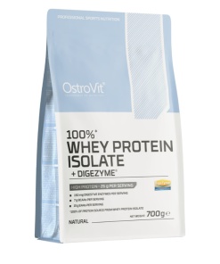 OstroVit - 100% Whey Protein Isolate + Digezyme, Natural - 700g