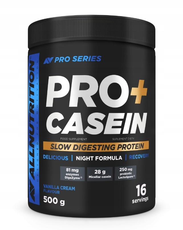 Pro+Casein, Vanilla Cream - 500g