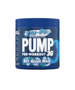 Pump 3G Pre-Workout (Zero Stimulant), Icy Blue Raz (EAN 5056555204993) - 375g
