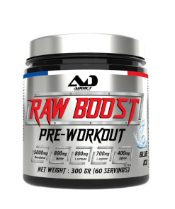 Raw Boost Pre-Workout, Blue Ice - 300g