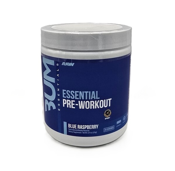 Raw Nutrition - CBUM Essential Pre-Workout, Blue Raspberry - 276g