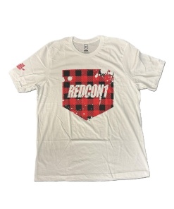 Redcon1 - Red Plaid Shield T-Shirt - Large