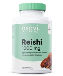 Reishi, 1000 mg - 120 vegan caps