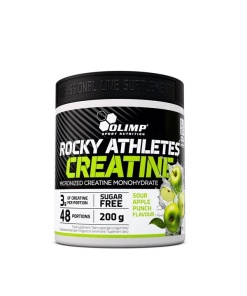 Rocky Athletes Creatine, Sour Apple Punch - 200g
