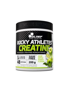 Rocky Athletes Creatine, Sour Apple Punch - 200g