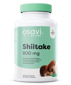 Shiitake, 800mg - 120 vegan caps