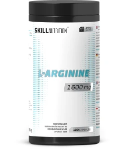 Skill Nutrition – L-arginiini, 1600 mg – 120 vegaanista kapselia