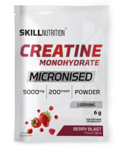 Skill Nutrition - Micronised Creatine Monohydrate, Berry Blast - 6g (1 serving)