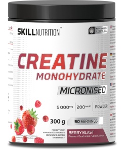 Skill Nutrition - Micronised Creatine Monohydrate Flavoured, Berry Blast - 300g