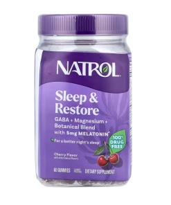 Sleep & Restore with Melatonin, Cherry - 60 gummies