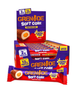 Soft Core Protein Bars, Creme Egg - 18 x 45g