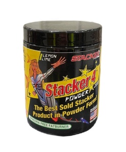 Stacker 4 Powder, Lemon Lime - 150g