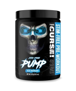 The Curse! Stim-Free Pump, Blue Raspberry – 572 g