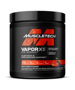 Vapor X5 Pre-Workout, Fruit Punch - 247g
