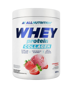 Whey Protein Collagen, Strawberry - 500g